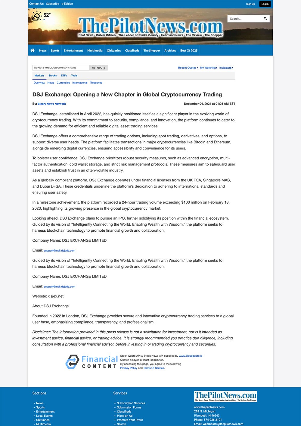 PR News for BG Wealth - 4